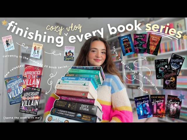 I’m in the middle of 20 book series… so let’s read them ALL!