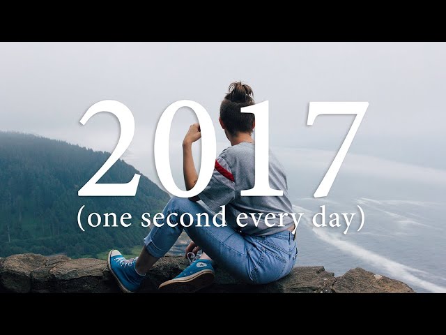 filming one second every day of 2017 (life changing!)
