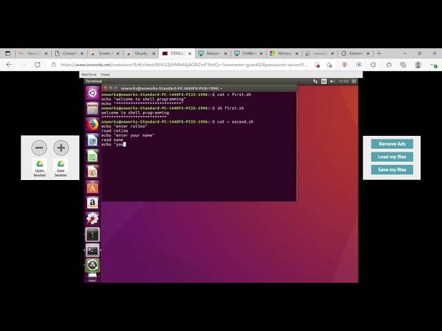Unix Shell programming