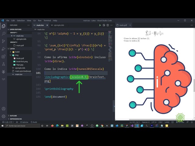 Latex en VSCode. 7. Uso de Imágenes.