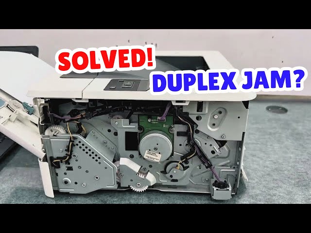 How to Fix Double-Sided Printing Jam on HP LaserJet Pro M402dn | Tech Fix Everything