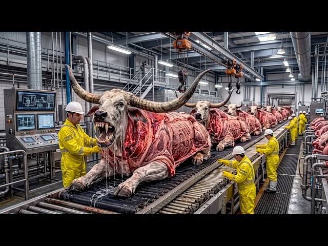 Inside the Massive Brahman Bull Horn Factory | Giant Horns Become Luxury Leather Bags