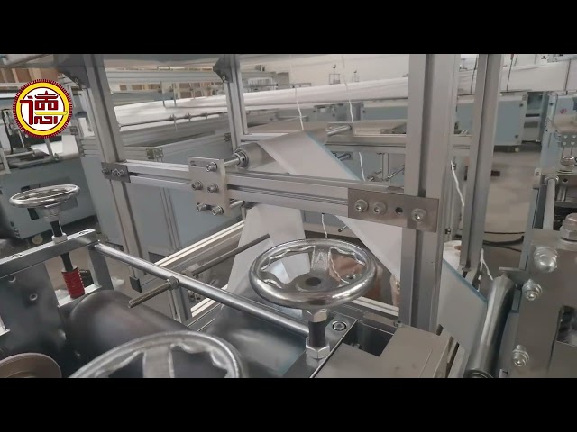 1+1 full servo flat mask machine, Fully automatic flat mask making machine