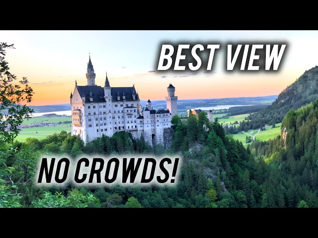 Best View of Neuschwanstein Castle: Mareinbrucke Bridge Panorama