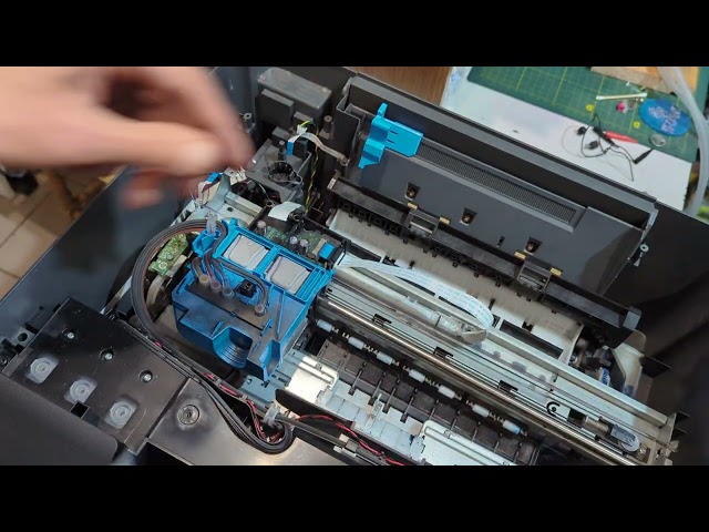 How to replace the carriage cable on an HP Smart Tank series inkjet printer