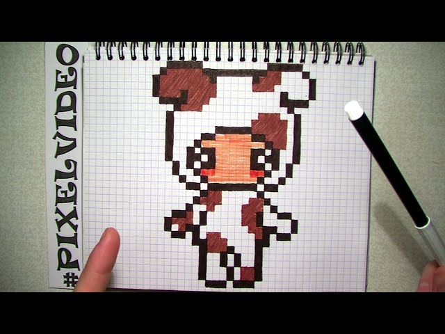 Pixel art draw everything together step by step #pixelvideo