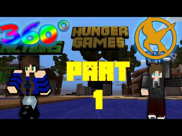 360° Let's Play: Minecraft: Hunger Games Part 1