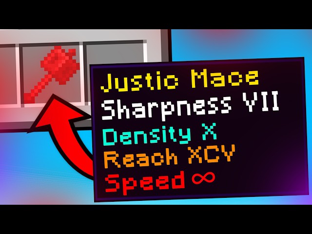 How I Obtained The JUSTICE MACE in This Minecraft SMP