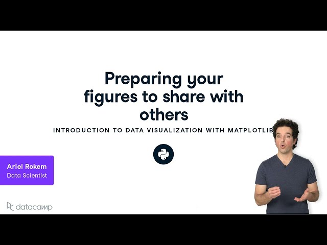 Preparing your Figures to Share with Others | Matplotlib