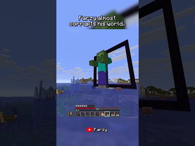 corrupted minecraft world