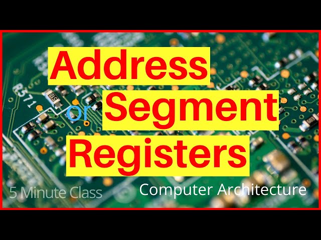 Address or Segment Registers -اردو / हिंदी