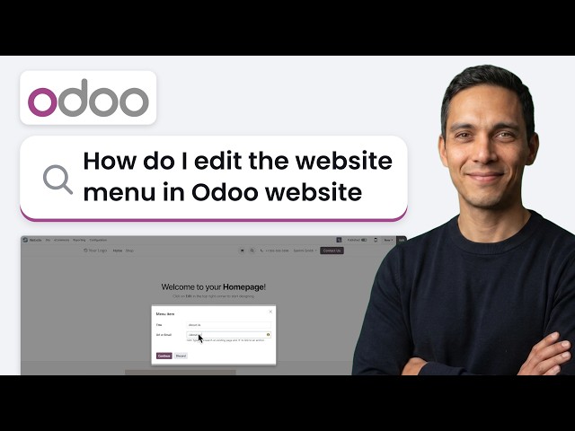 How to Edit the Website Menu in Odoo Website (2026 Method)