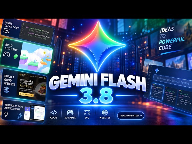 GEMINI 3.8 FLASH IS INSANE! ⚡ Tested on 6 Real Projects (27,000+ Lines of Code) 🤖🔥