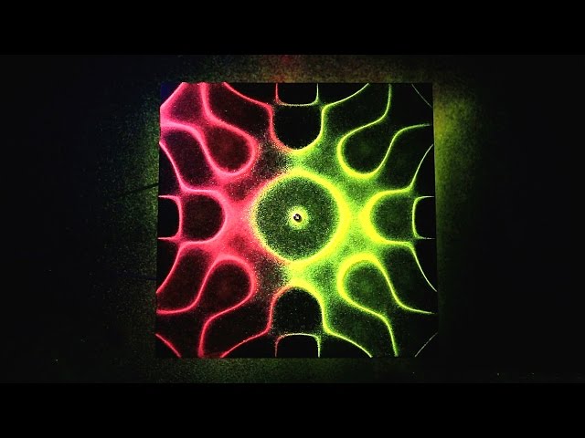 Incredible UV Sand Resonance Experiment!