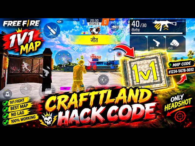 Craftland Hack Code 🔥 Desi Gamer YT #freefire #livestreaming