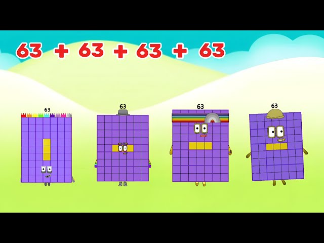 Numberblocks Solve The Sum | Addition With Numberblocks | Four Same Numberblocks Addition