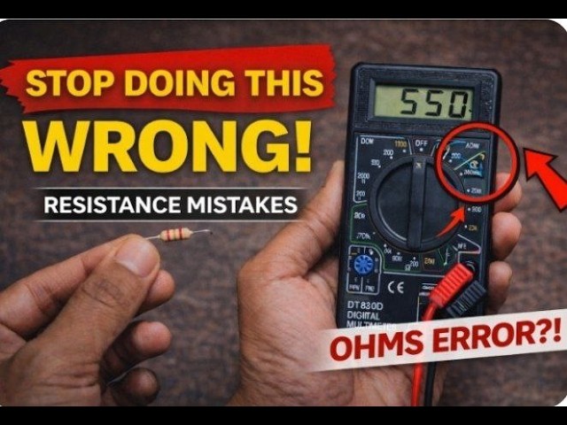 Digital Multimeter Tutorial (part2) : Measuring Resistance Step-by-Step