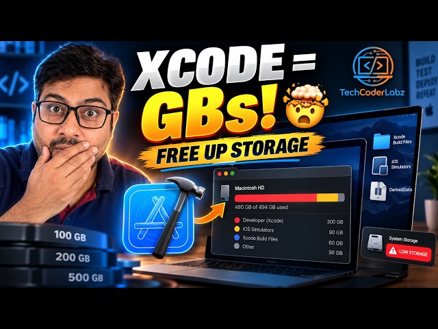 Xcode Is Eating Your Mac’s Storage! 🤯 Recover GBs in Minutes