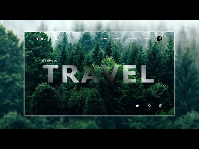 How To Create Website Using HTML & CSS | TRAVEL WEBPAGE | PROROZ