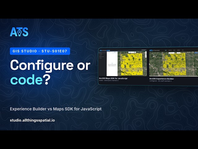 ArcGIS Experience Builder vs Maps SDK for JavaScript: two builds
