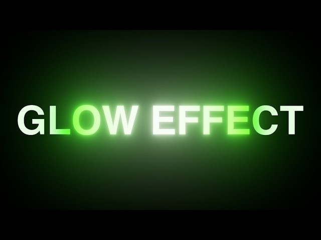 The ONLY Glow Tutorial You Need in After Effects
