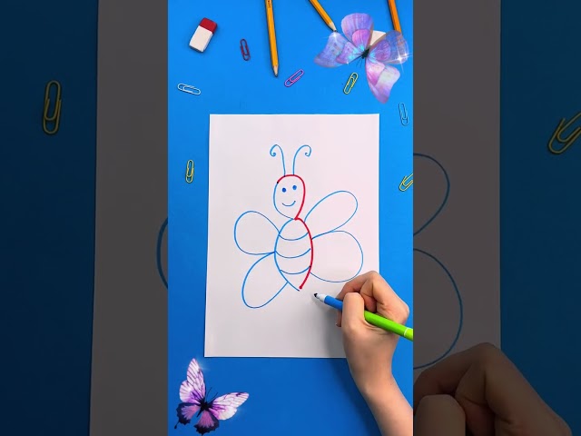 🦋 ¿Puedes dibujar una mariposa con NÚMEROS?! 🔢🎨