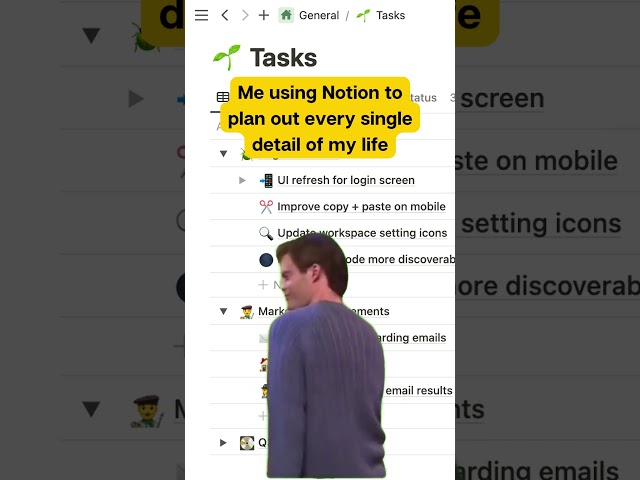 Me using Notion for literally everything...  #notion #notiontips