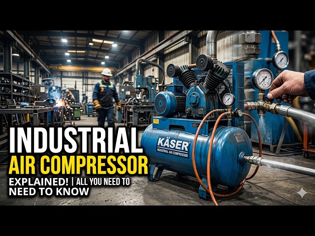 Industrial Air Compressors Explained | Compressor types and How it works | Luvitex Engineering