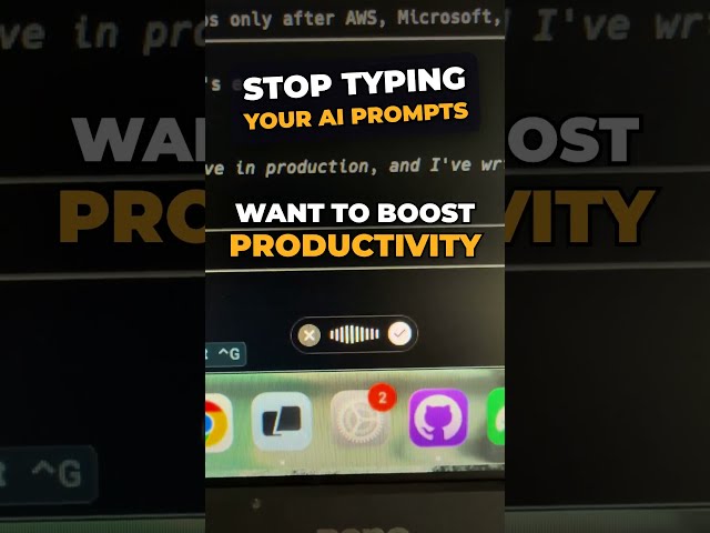 Stop Typing Your AI Prompts (I Added Sarvam Saaras V4 Voice Input)