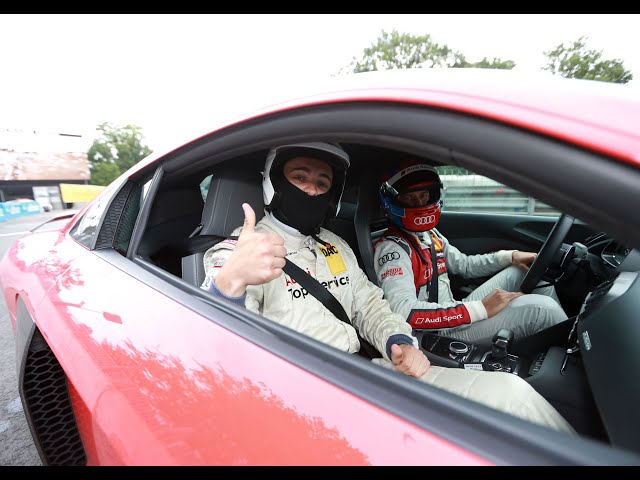 [VLOG] Renntaxi-Fahrt im Audi R8 am Norisring!