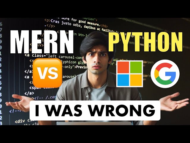 MERN Stack VS PYTHON Full Stack - Which One To Choose In 2024