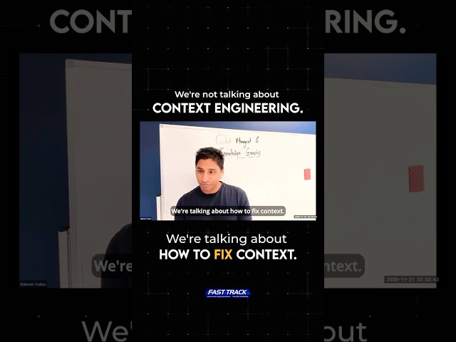 Why Your AI Agent Keeps Failing (It’s a Context Problem)