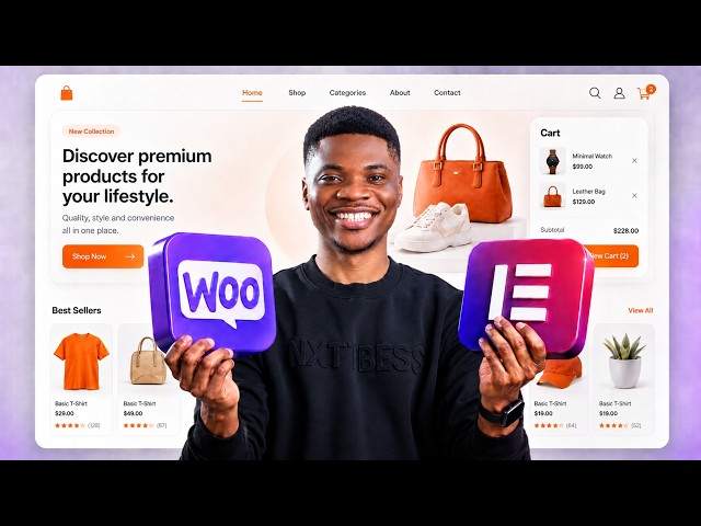 WooCommerce + Elementor Tutorial 2026: How to Build an Ecommerce Website Using WordPress