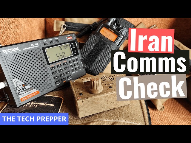 My radio-only communications plan given the situation with Iran