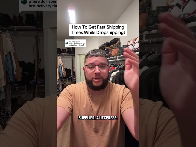How To Get Fast Shipping Times While Dropshipping!