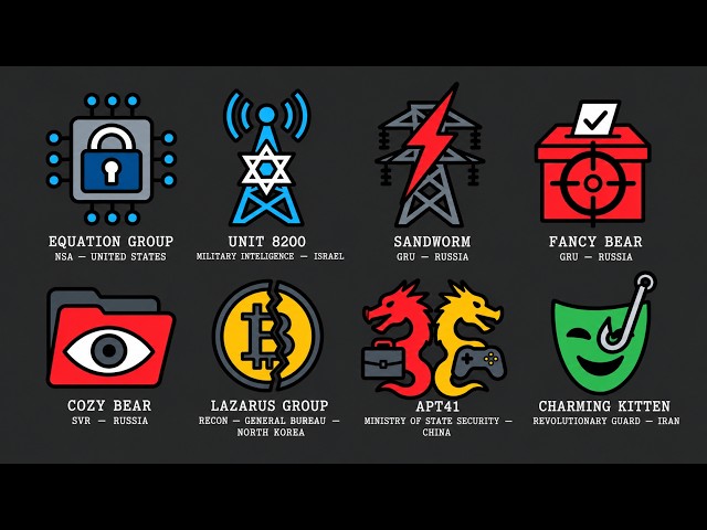 Every Government Run Hacking Group Explained In Less Than 9 Minutes