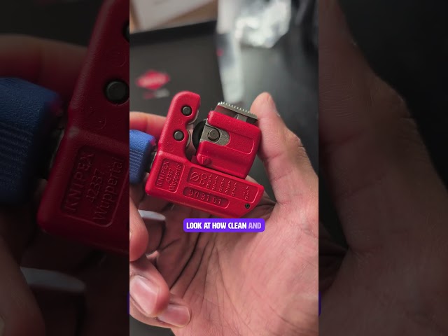Smallest pipe cutter - Knipex Tubix S π₯