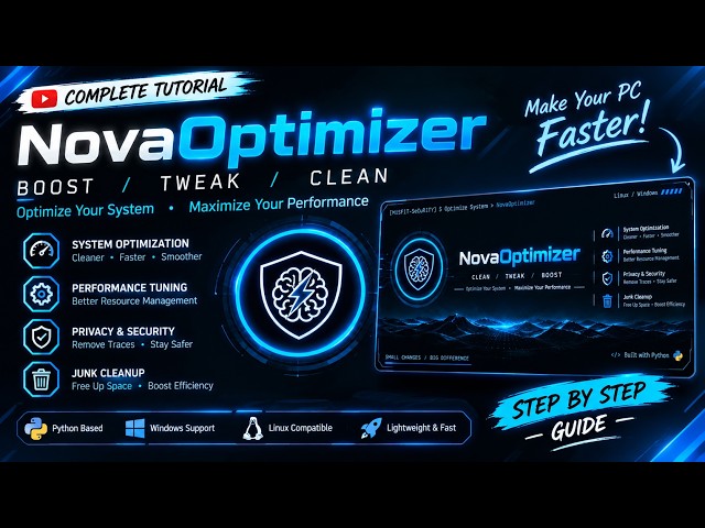 Make Your PC Faster! ⚡ NovaOptimizer Complete Guide