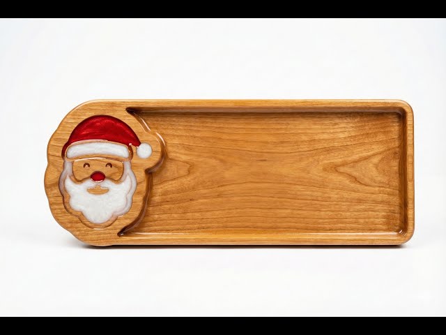 Making a character dish demonstration.  In this example we used Santa.
