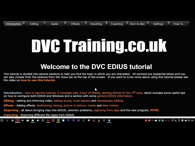 Editing tutorials for YouTube using EDIUS