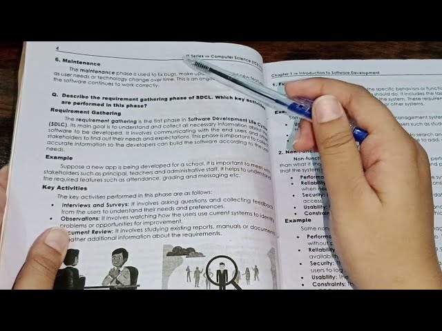 Software development life cycle | Phases of Software Development Life Cycle | 1st Year Computer 2025