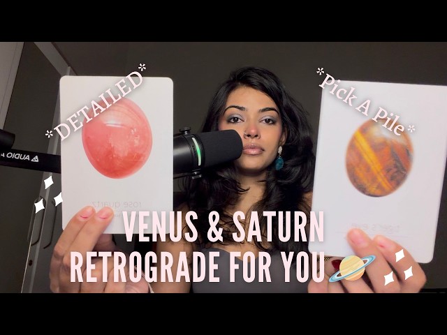 🪐Saturn & Venus Retrograde For You🪐 [LOVE + CAREER]‼️IMPORTANT‼️ // Pick A Pile // Tarot Reading