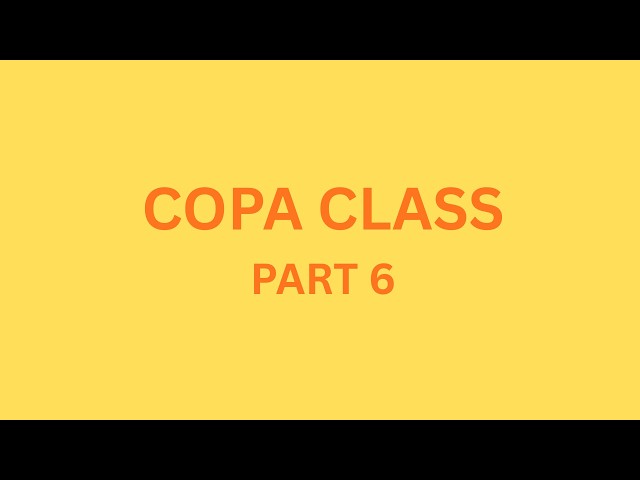 ITI COPA Trade Full Course Hindi | COPA DOS COMMAND