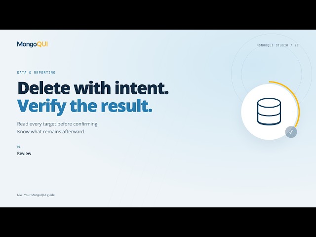 Drop MongoDB Collections and Databases Safely | MongoQUI