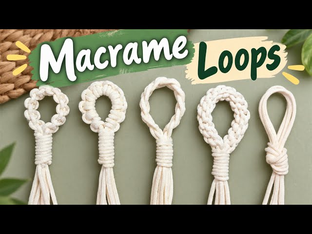 5 Ways to Start a Macrame Plant Hanger | No Ring Needed