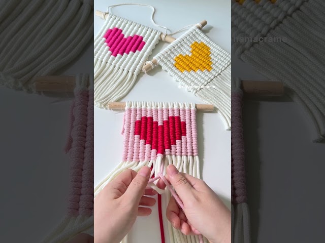 How to Make a Heart Wall Hanging l 하트 월 행잉 만들기