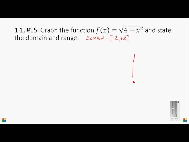 Calculus 1 Section 1 1 #15