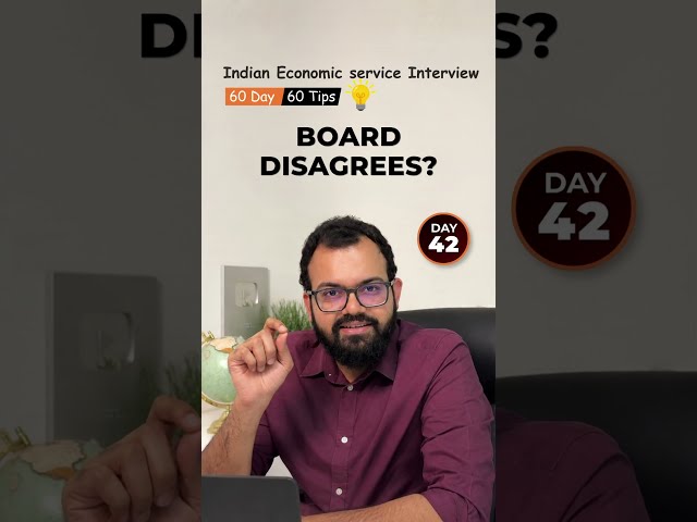 How to Handle Board Disagreement: The H-O-L-D Framework | Indian Economic Service interview Day 42