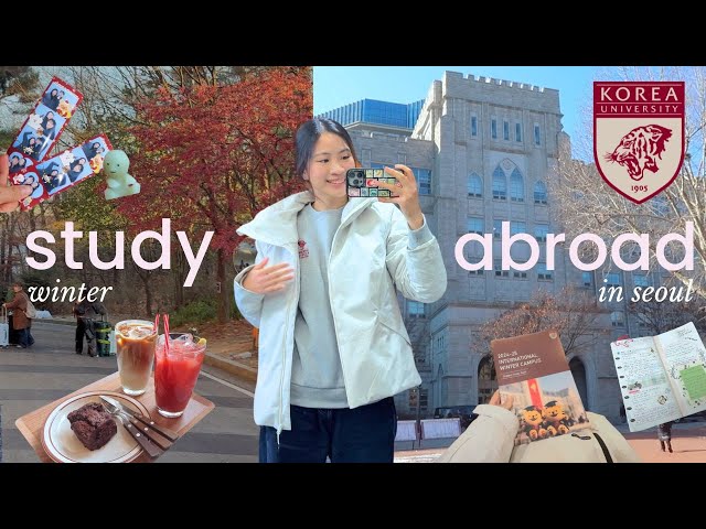 FIRST WEEK IN KOREA UNIVERSITY | winter study abroad in seoul, dorm tour & classes