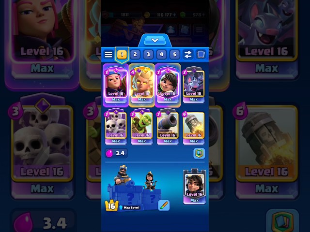 3.4 Elixir deck | clash royale